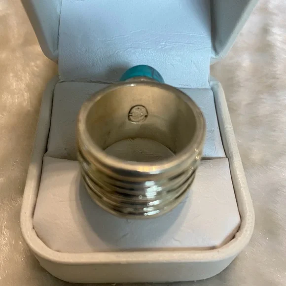 🍀Premier Designs Turquoise Silver Ring - Picture 4 of 5